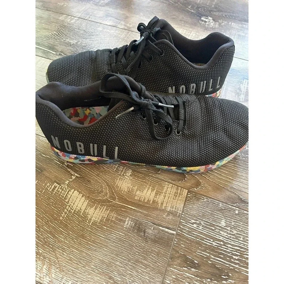 NOBULL Superfabric Black Trainer Wild M11/W12.5 - Picture 3 of 7